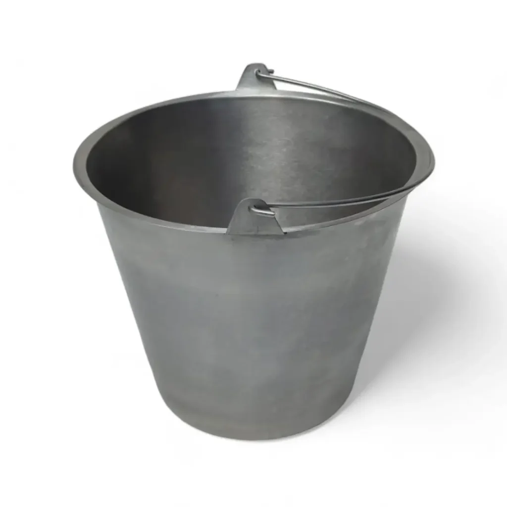Cubeta Acero Inoxidable 12 lts